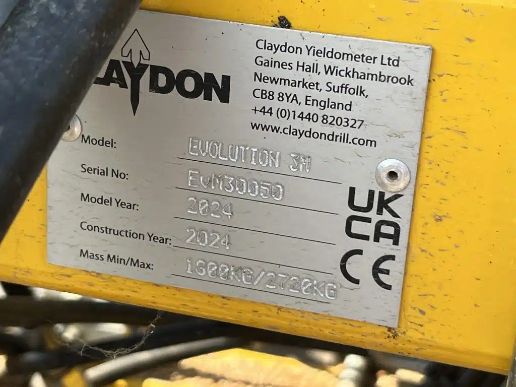 2024 Claydon seed drill for sale in Littleport, Cambridgeshire — photo 9