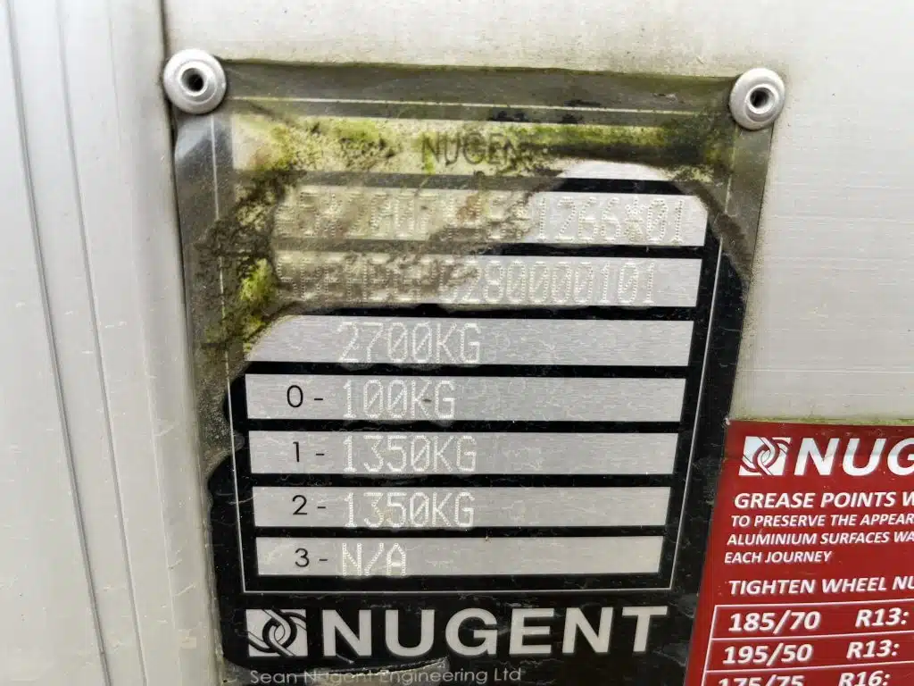 Nugent Box Trailer BX3717-2 trailer for sale in Littleport, Cambridgeshire — photo 7