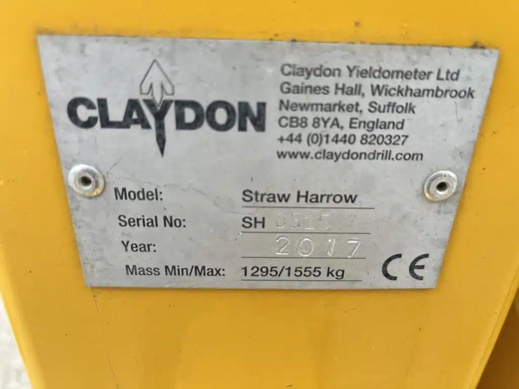 2017 Claydon tillage for sale in Littleport, Cambridgeshire — photo 10