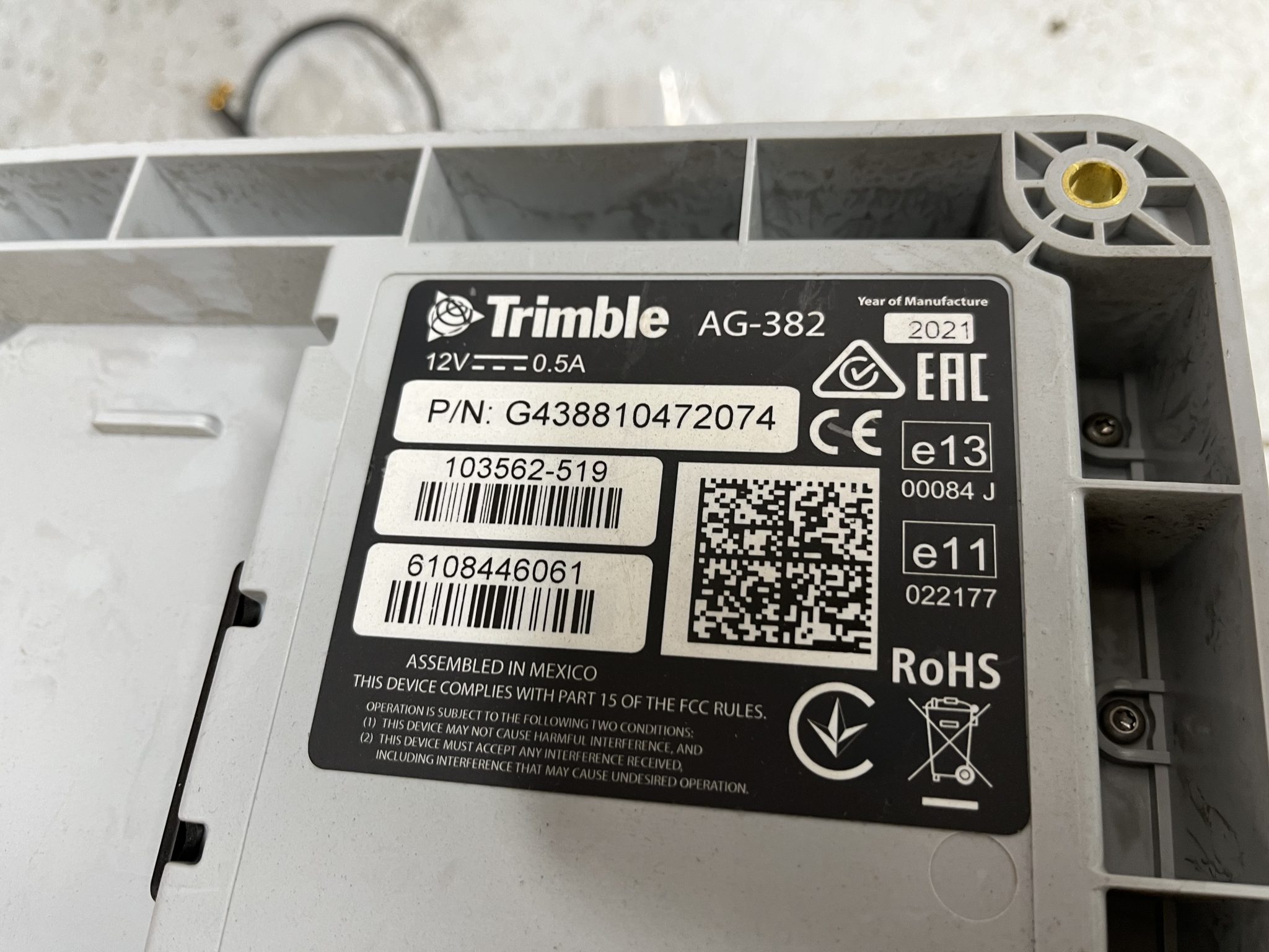 Trimble AG-382 precision ag for sale in Littleport, Cambridgeshire — photo 4